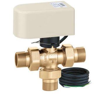 Клапан триходовий 1/2" Caleffi з електроприводом 230 V -5/+110 &deg;C 10 bar 52775 фото