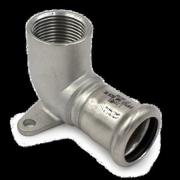 Коліно настінне InoxPres нержавіюче ∅15x1/2"ВР 185102015 фото Коліно настінне InoxPres нержавіюче ∅15x1/2"ВР 185102015 фото