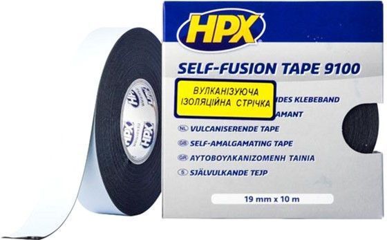 Стрічка вулканізуюча Self-Fusion HPX 19мм х 10м чорна (art.SF1910) SF1910 фото