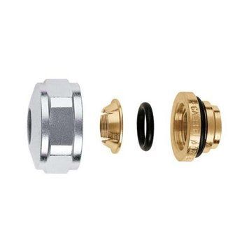 Гайка з ніпелем хромована (мідь) Caleffi 3/4"х16 437515 фото