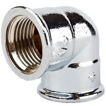 Редукційне коліно хромоване 3/4"x3/8" ВР Pattaroni (art.F91) 77570 фото