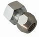 Переходник цанговый хромированный Albertoni 10 мм х 3/8" 85061 фото 2