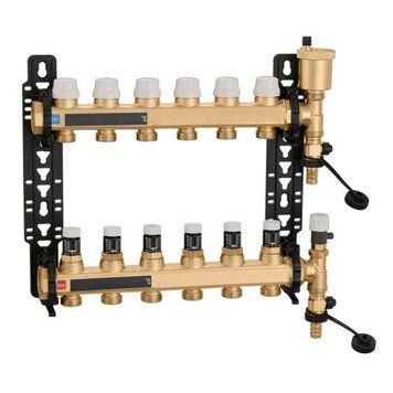 Колектор латунний Caleffi &empty;1"х6х3/4" у зборі (art.6626F6) 6626F6 фото