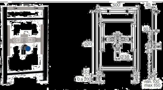 Станина для умывальника Valsir Block 60×500×820mm VS0857016 фото Станина для умывальника Valsir Block 60×500×820mm VS0857016 фото