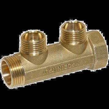 Колектор латунний Bianchi 3/4"х1/2" на 2 виходи 84000 фото