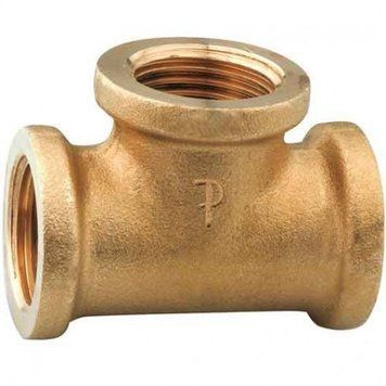 Трійник латунний редукційний 3/4"&times;1/2"&times;3/4" ВР Pattaroni (art.F131) 77675 фото