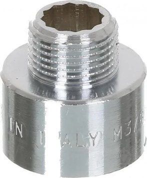 Переходник хромированный 1/8"&times;3/4" НВ Pattaroni (art.F043) 77374 фото