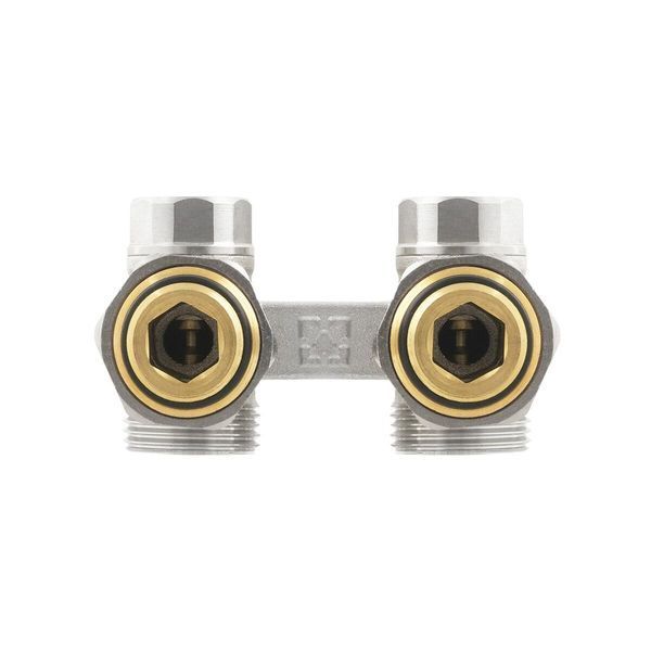 Узел нижнего подключения радиатора 1/2"х3/4" Raftec угловой 80031 фото