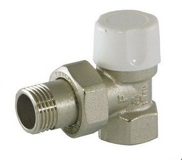 Кран радіаторний кутовий відсікаючий 1/2" Bianchi 84541 фото