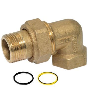 Американка угловая латунная (конус) Pattaroni 3/8" ВН (art.F19) 77866 фото