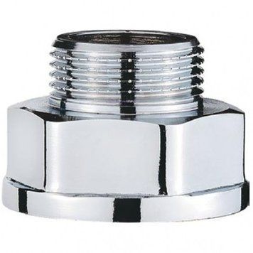 Штуцер для насоса хромований (пара) 1/2"х1" ВВ Pattaroni (art.F168) 77515 фото