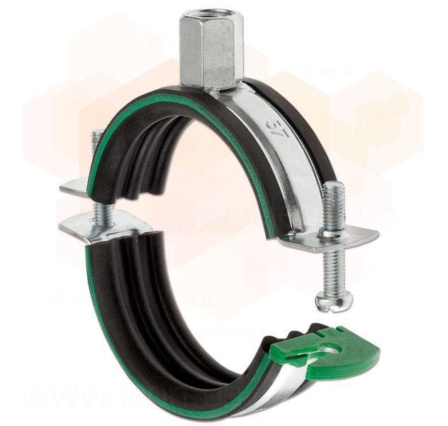 Хомут с резиновым уплотнителем 3/8" (15-19 мм) оцинкованный Duo MUPRO (art. 142939) 97176 фото