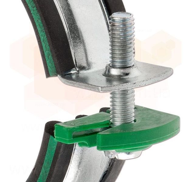 Хомут с резиновым уплотнителем 3/8" (15-19 мм) оцинкованный Duo MUPRO (art. 142939) 97176 фото