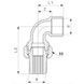 Американка угловая &empty;15х1/2" НР бронза (103859) Viega 61171 фото 2