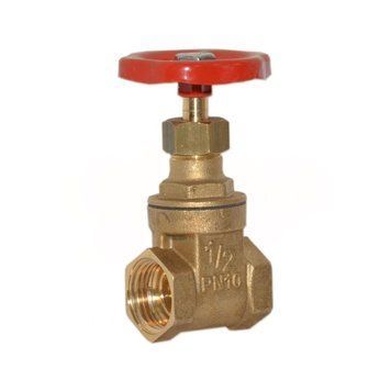 Задвижка латунная резьбовая 1/2" Bonomi (52300004) 83220 фото