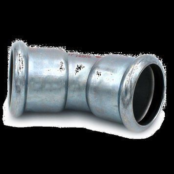 Колено стальное оцинкованное 45&deg; SteelPres &empty;15 ВВ (art.381015450) 381015450 фото