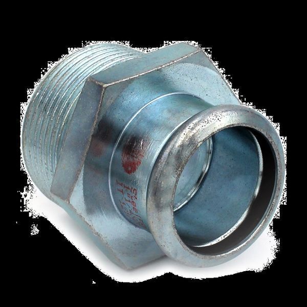 Перехідник сталевий оцинкований 3/4"x28 мм SteelPres (art.387304028) 387304028 фото Перехідник сталевий оцинкований 3/4"x28 мм SteelPres (art.387304028) 387304028 фото