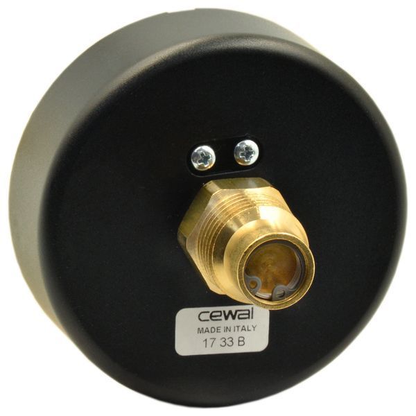 Термоманометр фронтальний Cewal &empty;80 1/2" 120&deg;С 4 бар 91558400 фото