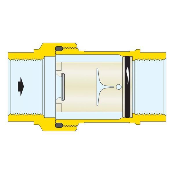 Автоматичний регулятор потоку 1/2" Autoflow Caleffi 0,30 м3/год (art. 127141) 53232 фото Автоматичний регулятор потоку 1/2" Autoflow Caleffi 0,30 м3/год (art. 127141) 53232 фото