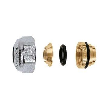 Гайка з ніпелем хромована (мідь) Caleffi М23х1, 5х15 (art.437015) 437015 фото