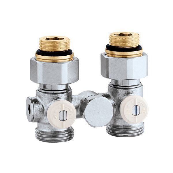 Кран нижнего подключения стального радиатора 3/4"x 3/4" прямой 50% Caleffi (301250) 301250 фото Кран нижнего подключения стального радиатора 3/4"x 3/4" прямой 50% Caleffi (301250) 301250 фото